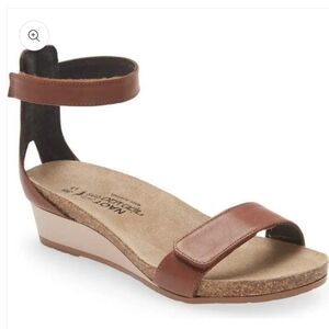 Naturalizer Women's Brown Wedge Sandals